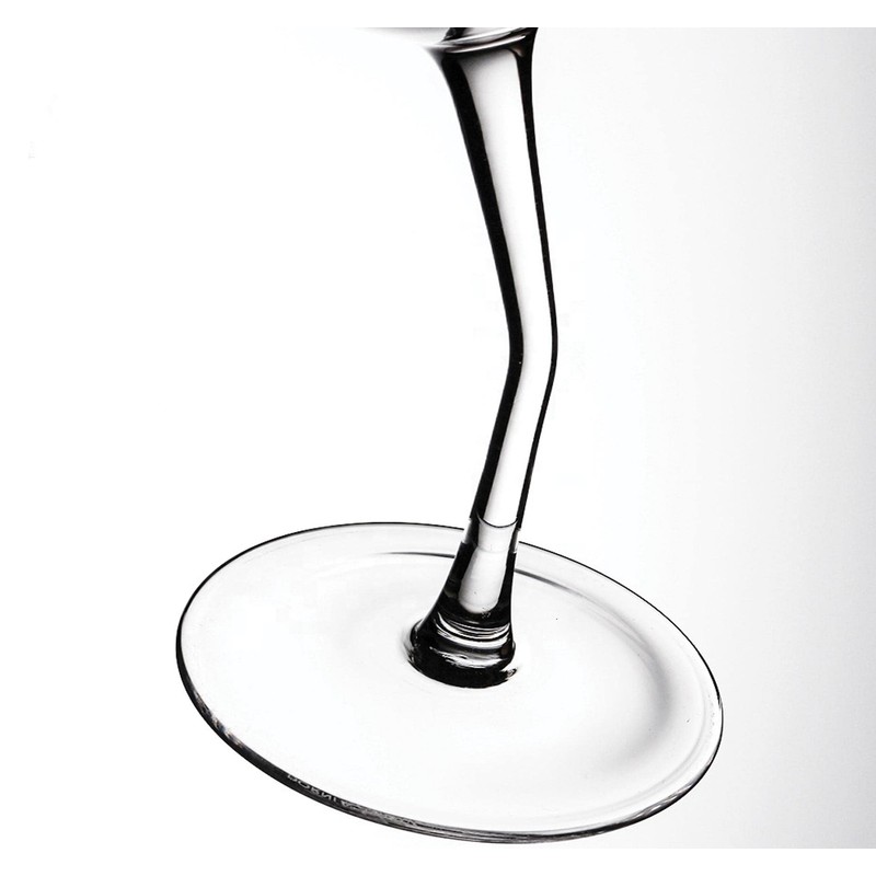 Bombo Glass Glass Crooked Goblet for Retirement - 440ml