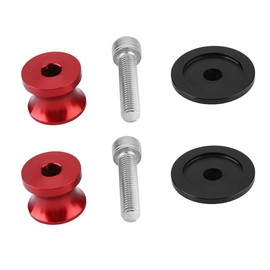 M8 Swing Protection, Motorcycle CNC Repair Stand, Racing Adapter, Bobbins Stand Holder, 2 Pieces, 8 mm Motorcycle CNC Rear Stand, Swingarm Spool Slider Stand, Swingarm Spools, red