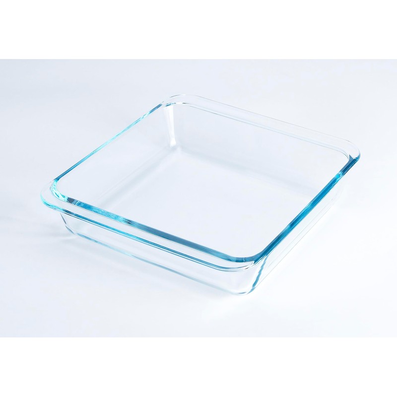 Classic Tempered Glass Baking Dish, Square Borosilicate Glass Baking Pan.