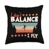 Slackliner Slackling Slackline Throw Pillow