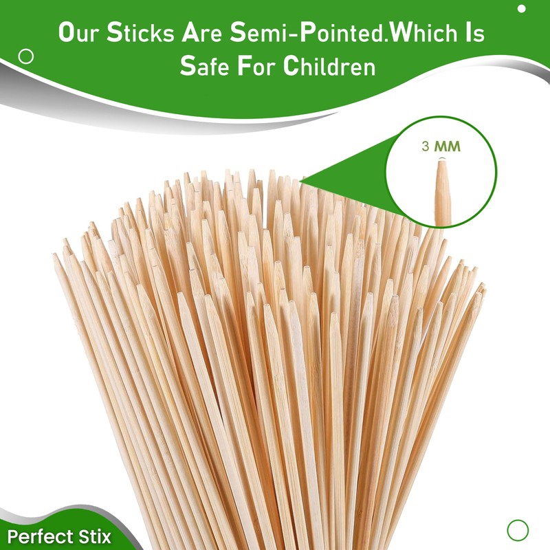 Perfect Stix Corn Dog Sticks. 7.5 inch x 3/16 semi