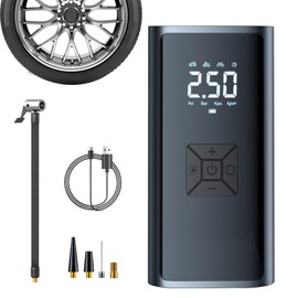 Car Tire Air Pump Portable | Wireless Auto Pump for Car Tires with Lights,Efficient Air Pump for Car Tires, Compact Auto Pump, Quick Inflation Air Pump