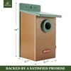 Kingsyard Recycled Plastic Bird House for Outdoor - Durable Nesting