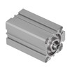 QANYEGN Thin Air Cylinder, Pneumatic Component Standard Cylinder, Aluminum Dual