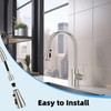 Hibbent Metal Pull Down Spray Head for Kitchen Faucet, Kitchen