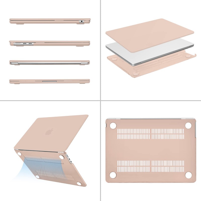 MOSISO Compatible with MacBook Air 13 Inch Case M4 M3