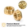 Brass Reducer, 3/4 Inch Male Thread x 1/8 Inch Female