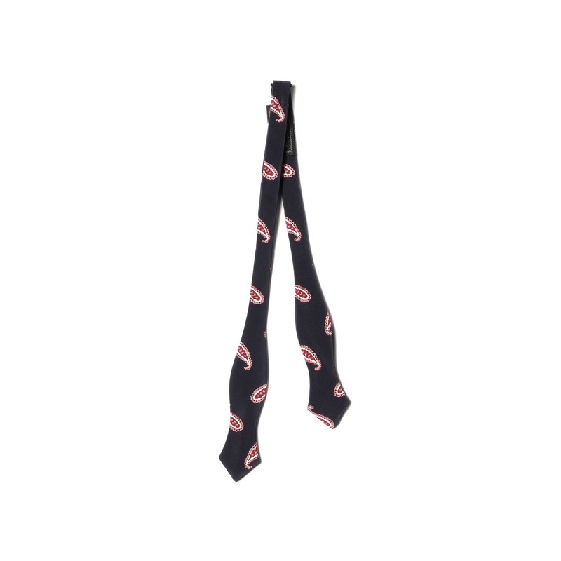 Beams Plus Necktie, Printed Paisley, Bowtie, Men's, navy