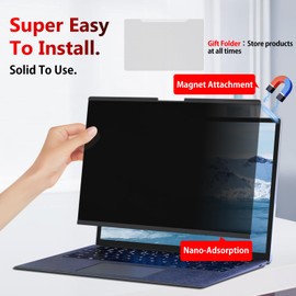 ZOEGAA Magnetic Surface 13.8" (2024) Privacy Screen,Removable Touchable Privacy Filter for Surface Laptop 13.8 inch,Anti-Blue Light Anti-Scratch Surface 13.8" Privacy Screen