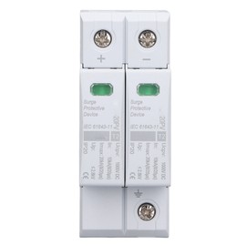 DC Solar PV Surge Protector 2P 10 To 20KA 35mm DIN Rail Installation Photovoltaic Surge Protective Device 1000VDC