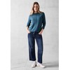 Cecil Women's Long-Sleeved Shirt, Aqua Melange