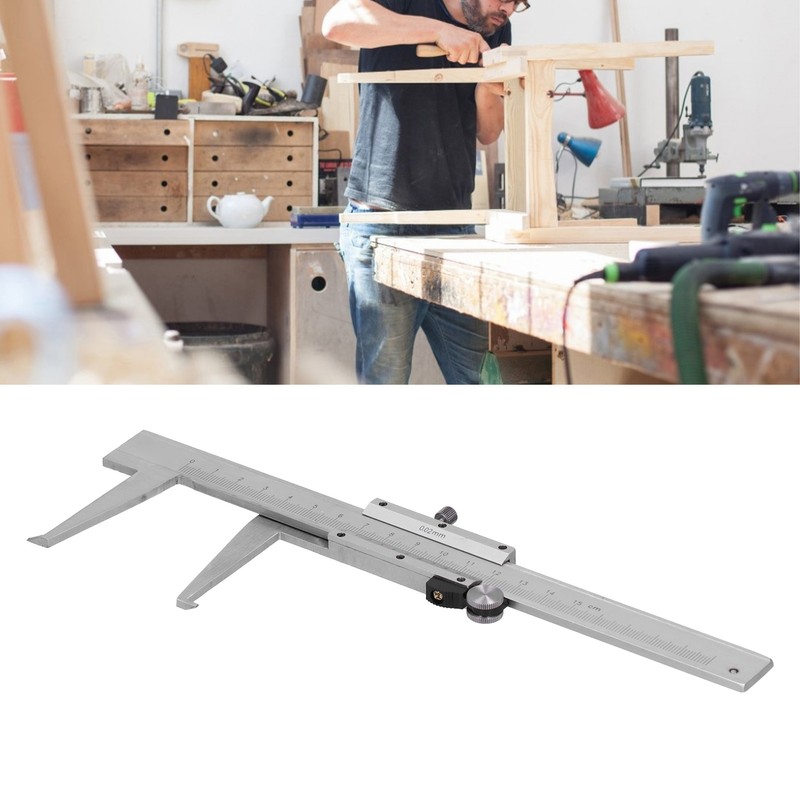 Vernier Caliper Inner Diameter Gauge Carbon Steel Industrial Adjustment Measuring