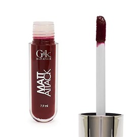Labial líquido, Lip Gloss Mattatack Mate, G&K, GKLM05, Acabado mate y metálico, Larga duración, Secado rápido, No reseca, Alta pigmentación, Color Amo