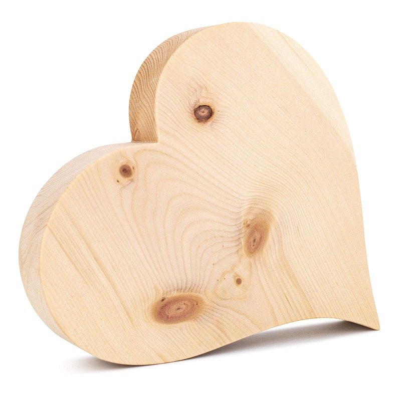 sagl.tirol holzmanufaktur Natural Pine Heart (12 cm)