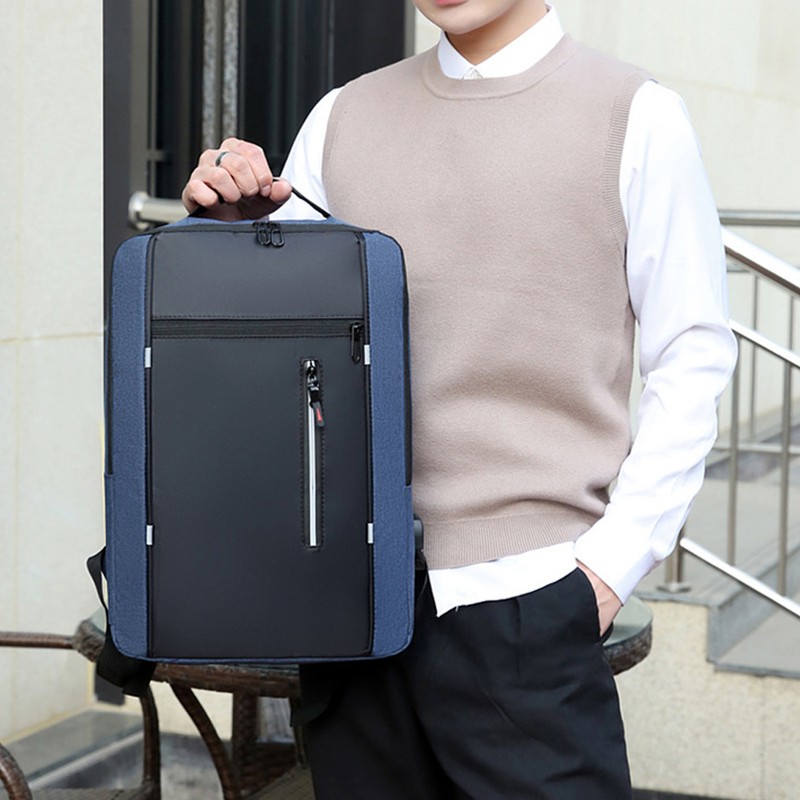 Portable Backpack Camping Travel Bag Business Daypack with USB Charging