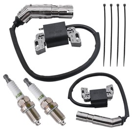 Rebuiman 595304 Ignition Coil Armature Magneto Fit for 799650 592841 795315 17HP 17.5HP 19.5HP 20HP Intek OHV Engine With spark plug