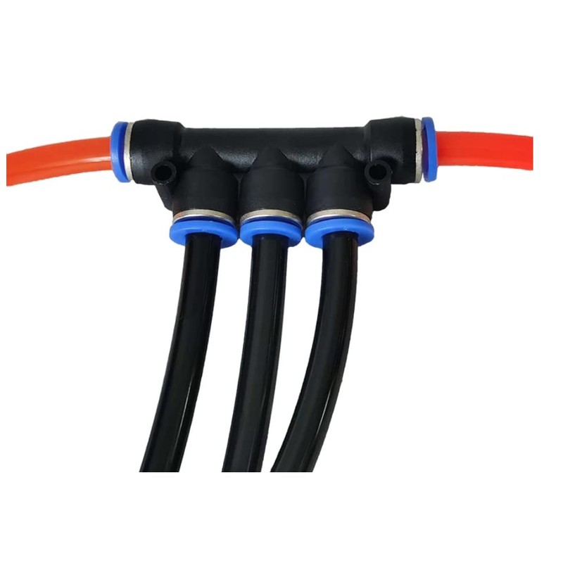 IQS Pneumatic Multiple Compressed Air Connector T-Multiple Distributor with 5