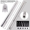 Criditpid Grill Replacement Parts for Charbroil Advantage 4 Burner 463344116,