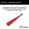 Champion Sports Adjustable Foam Bat with Easy Twist and Lock