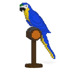JEKCA Blue-and-Gold Macaw 01S | Plastic Building Blocks | Age 14+