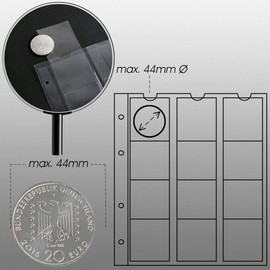 Prophila Coin Album with 4 Cases for 110 Coins