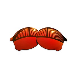 MYCOURAG UV Protection Polarized Replacement Lenses for Oakley Tailend OO4088 Sunglasses Frame - Fire Red Mirror Coated Polarized