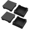 LEAUNGYOO 4pcs Square Pipe Cap 2.8 x 2.8 inches (70