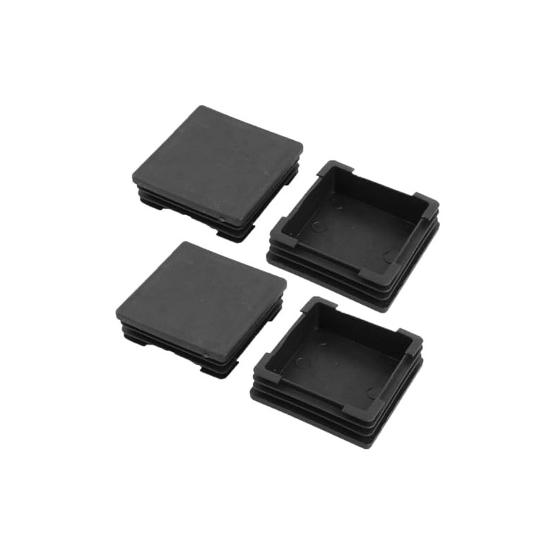 LEAUNGYOO 4pcs Square Pipe Cap 2.8 x 2.8 inches (70