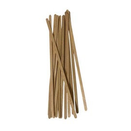 100 Palitos de Madera Natural Sin Color Biodegradable para Manualidades, Dimensiones 19 cm x 0.5 cm