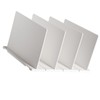 Shelf Divider White Sturdy Plastic Easy Assembly Adjustable Vertical Handbag