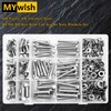 Mywish 448PCS M5 M6 M8 Screw Set, Metric Bolt Assortment,