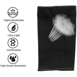 Elbow Supporter, Sports Protection, Elastic, Heat Retention, Injury Prevention, Joint, Easy Removal, Safety Protection, Tennis, Golf, Baseball, Basketball, Unisex, Left and Right Pack of 4