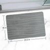 Stone Bathmat - Color: Charcoal Gray