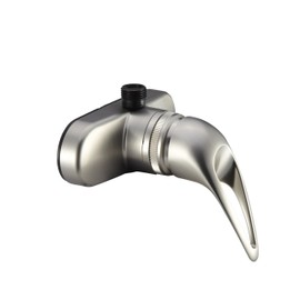 Dura Faucet Single Lever RV Shower Faucet Valve Diverter for Recreational Vehicle, Motor Home, Travel Trailer, Camper, Fifth (5th) Wheel, Towable (Brushed Satin Nickel)