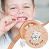 Baby Teeth Keepsake Box - Wood Baby Tooth Container |