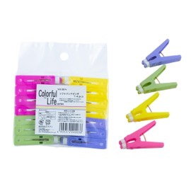 Sekiden Soft Band Pinch, 14 pcs, Set of 6, Clothespins, Non-marking Hanger, Securely Slips In, Anti-Slip, Eco Craft, Bulk Purchase