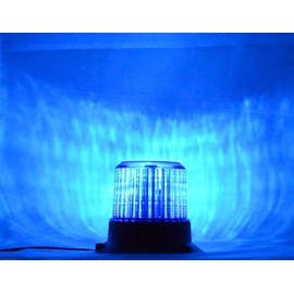 B45L4PT BLUE 12-80V DC 1/2" NPT PIPE MOUNT LED EMERGENCY WARNING SAFETY LIGHT BEACON STROBE EFFECT 12V 24V 36V 48V 72V