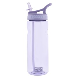 Polar Gear Aqua Grip Water Bottle – BPA-Free Reusable Water Bottles With Straw – 650ml Sports Water Bottle Perfect for Gym, Cycling & Work