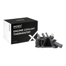 RIDEX 316T0262 Thermostat Coolant Coolant Thermostat with Housing with Temperature Sensor 82°C Compatible with Ford Fiesta Mk5 Hatchback JH1, JD1, JH3, JD3 1556735 1089793 1136703