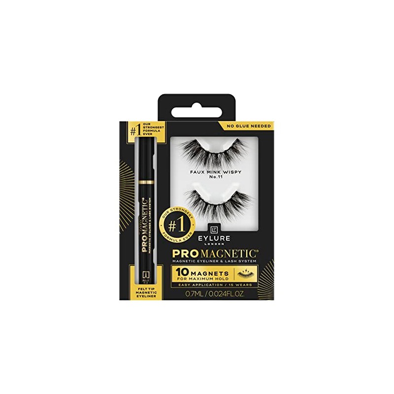 Eylure Luxe Pro Magnetic 10 Magnets Felt Tip Wispy False