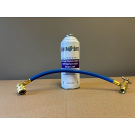 envirosafe R134 Replacement Refrigerant w/ Stop Leak 1 can, w/ Charging Hose