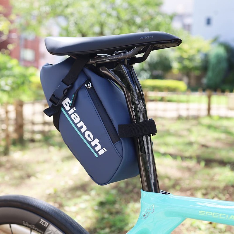 Bianchi JP213S3803BK000 Saddlebag, Large, Black, (W)4.1 x (H)5.3 x (D)7.9