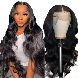 Lyssra 13x6 Lace Front Wigs Human Hair Wigs for Black Women 180% Density Body Wave Wig with Baby Hair Pre Plucked Peruque Femme Cheveux Humain
