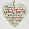 Second Ave Once in a Lifetime Best Friend Wooden Hanging