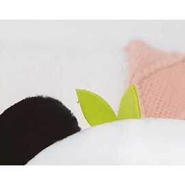 Jextech Peluche Panda Escondido En Bambú Detalle Tierno Regalo 25cm