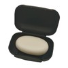 Vonpri - Jabonera portátil para baño y cocina, Negro