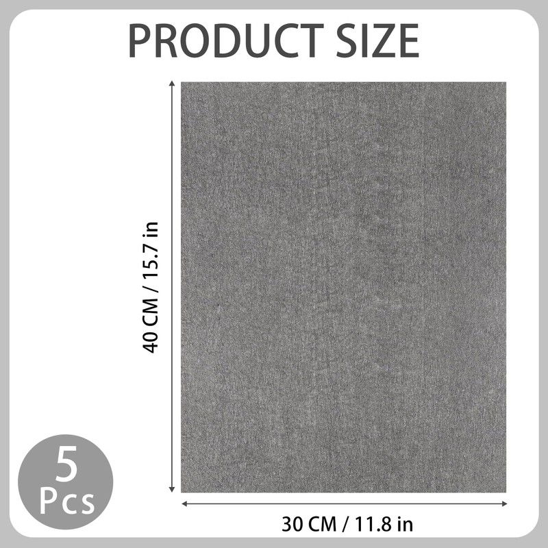GIKPAX 5Pcs Thickened Magic Cleaning Cloth, 30 * 40CM Microfiber