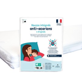 Pharma-Housse - Mattress protector against mites - breathable, anti-allergy mattress cover - barrier cover without lamination