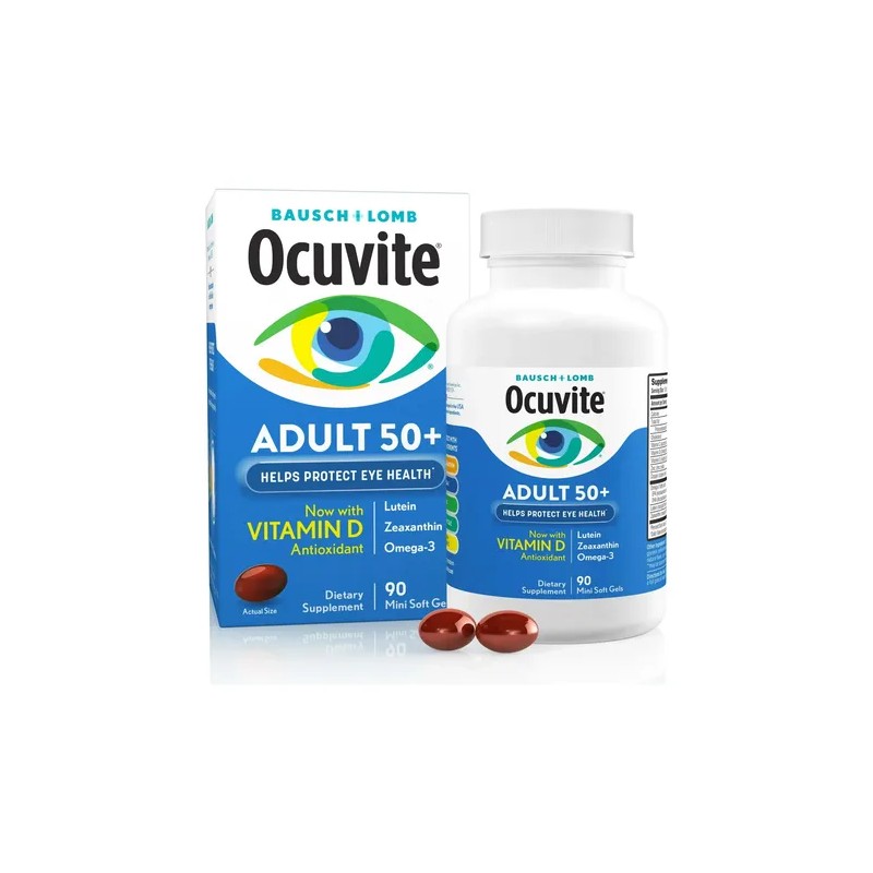 Vitaminas Naturistas Ojos Ocuvite Adult 50 Plus 90count