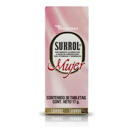 Sukrol Mujer Caja Con 30 Tabletas Vitaminas Minerales Sabor Sin Sabor                                                                                 